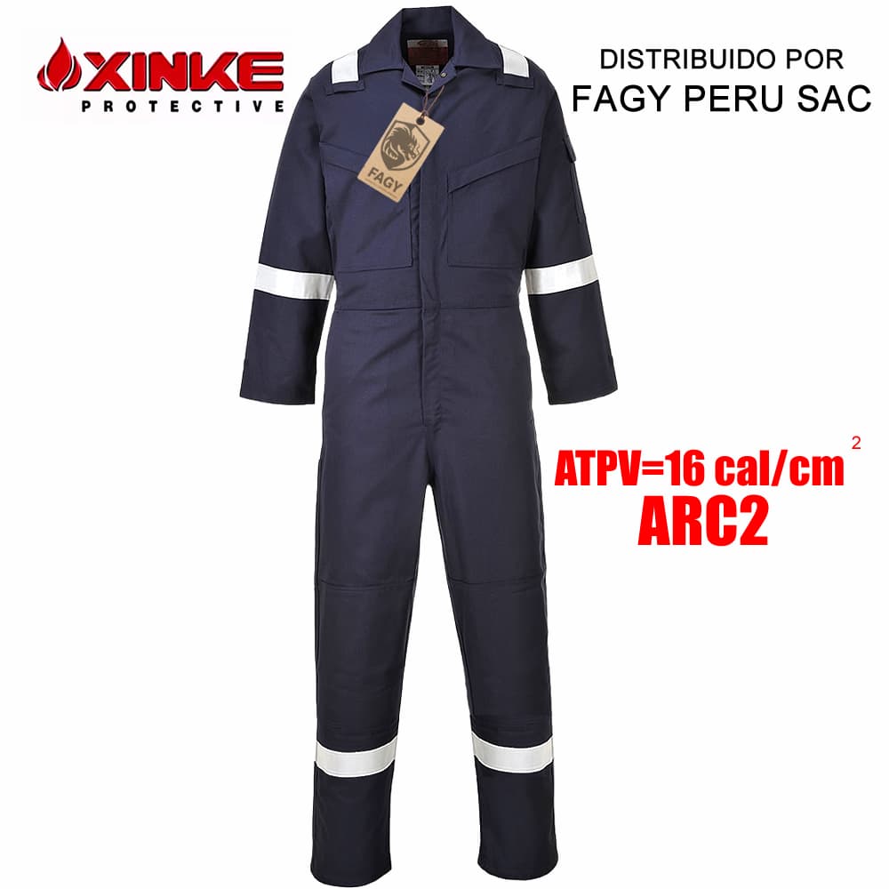 Mameluco Ignifugo 16cal Arc2 COA350 – XINKE - FRECOTEX