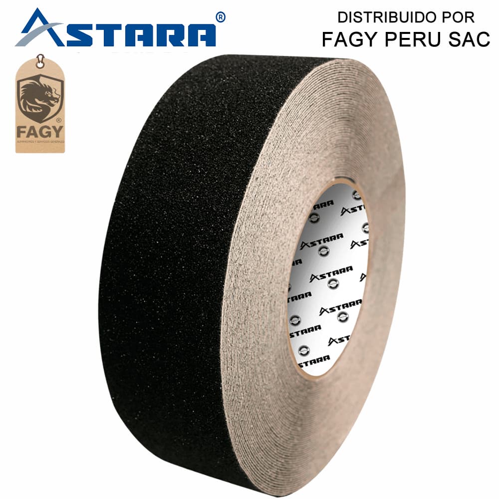 Cinta antideslizante negro 5cm x 18m Astara - Astara