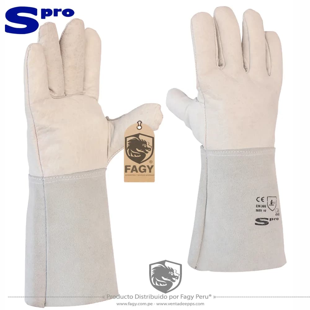 Guante soldador tig 14 pulgadas spro - Spro