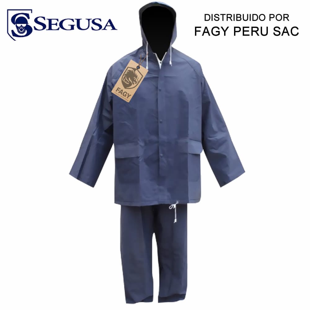 Set casaca-pantalon pvc liviano azul - Segusa