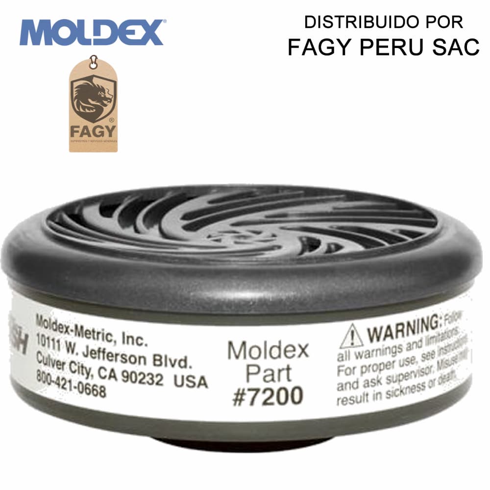 Cartucho contra gas acido 7200 moldex - Moldex