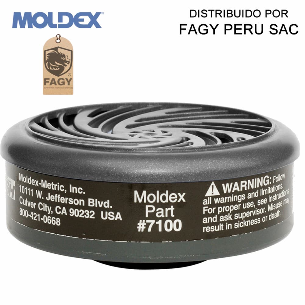 Cartucho contra vapores organicos 7100 moldex - Moldex
