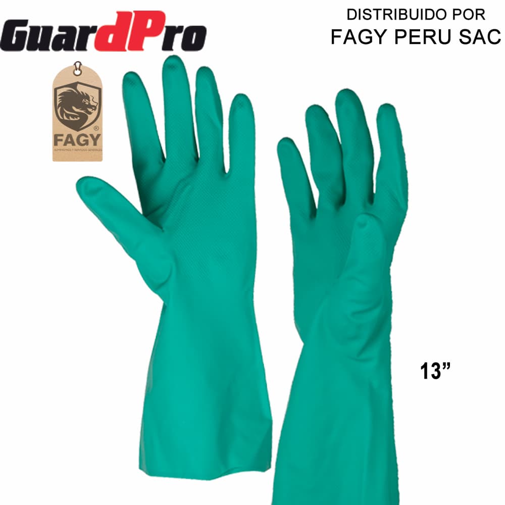 Guante de nitrilo 13″ guardpro - GuardPro