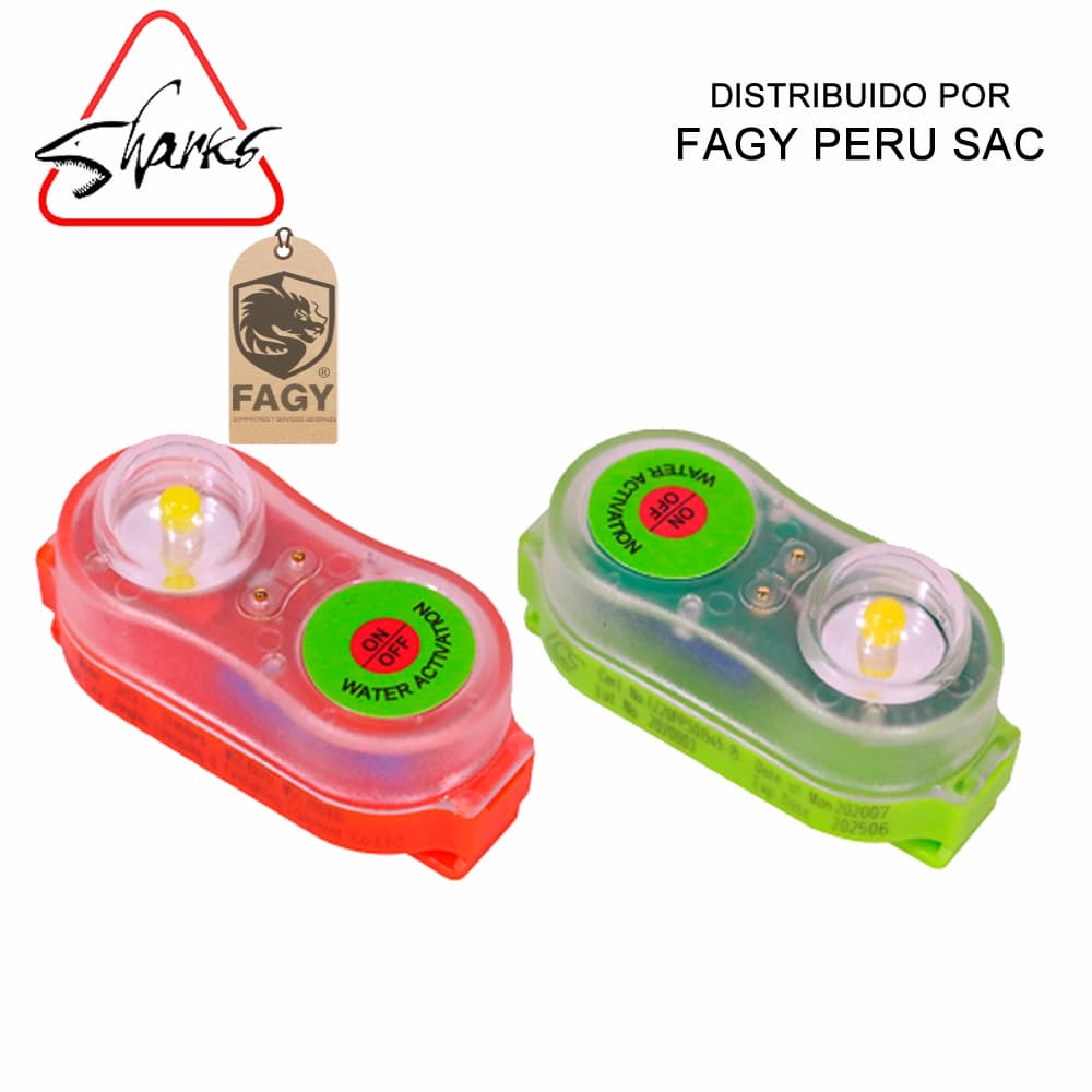 Luz para chaleco salvavidas - Sharks
