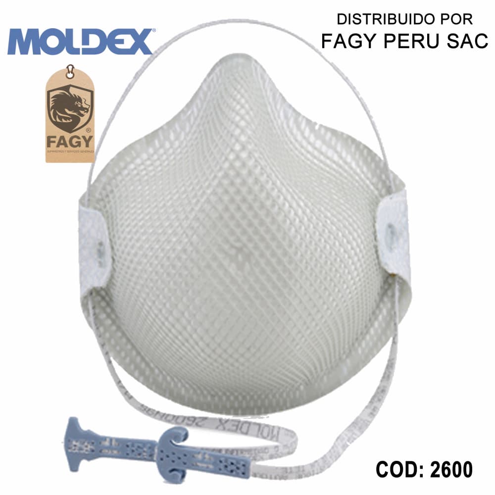 Respirador libre mantenimiento N95 2600 moldex - Moldex