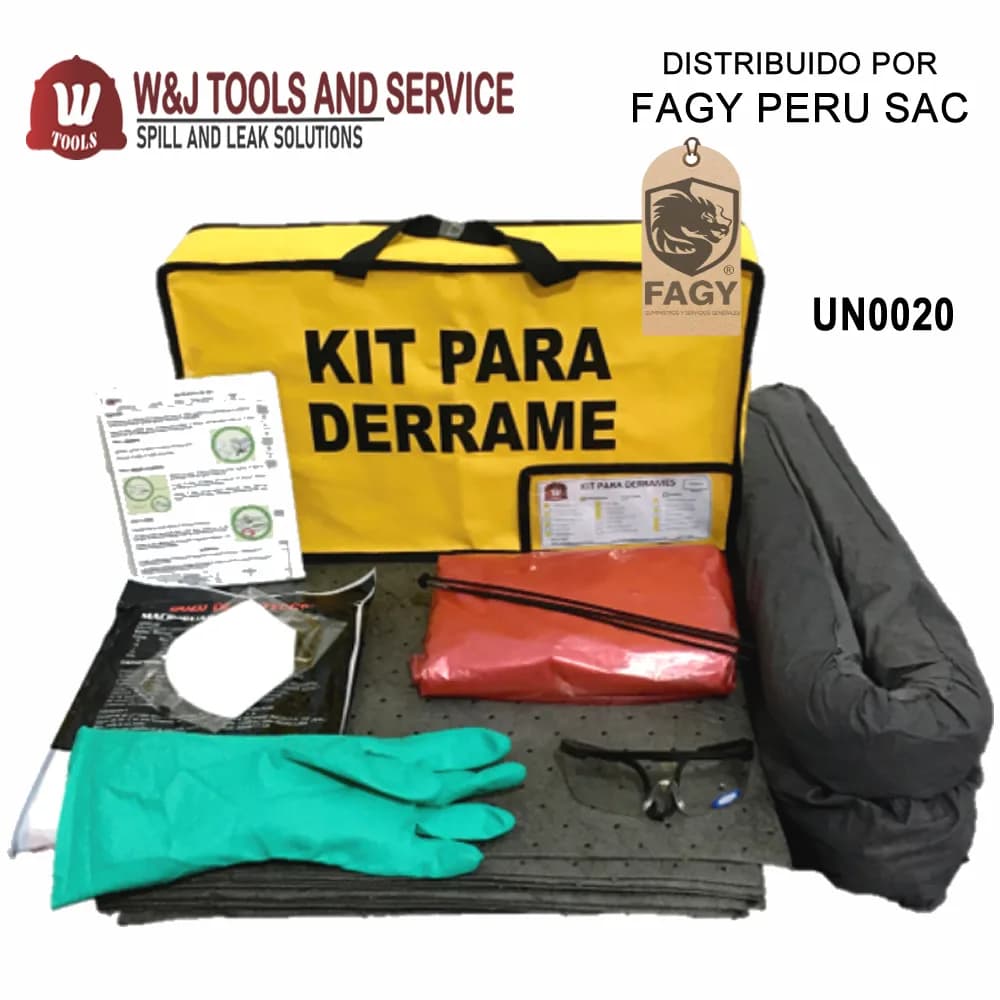 Kit antiderrame universal maletin 20L - W Tools