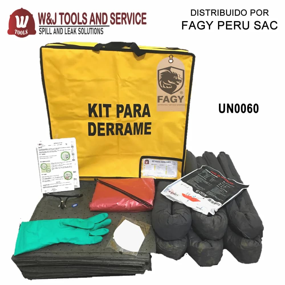 Kit antiderrame universal maletin 60L - W Tools