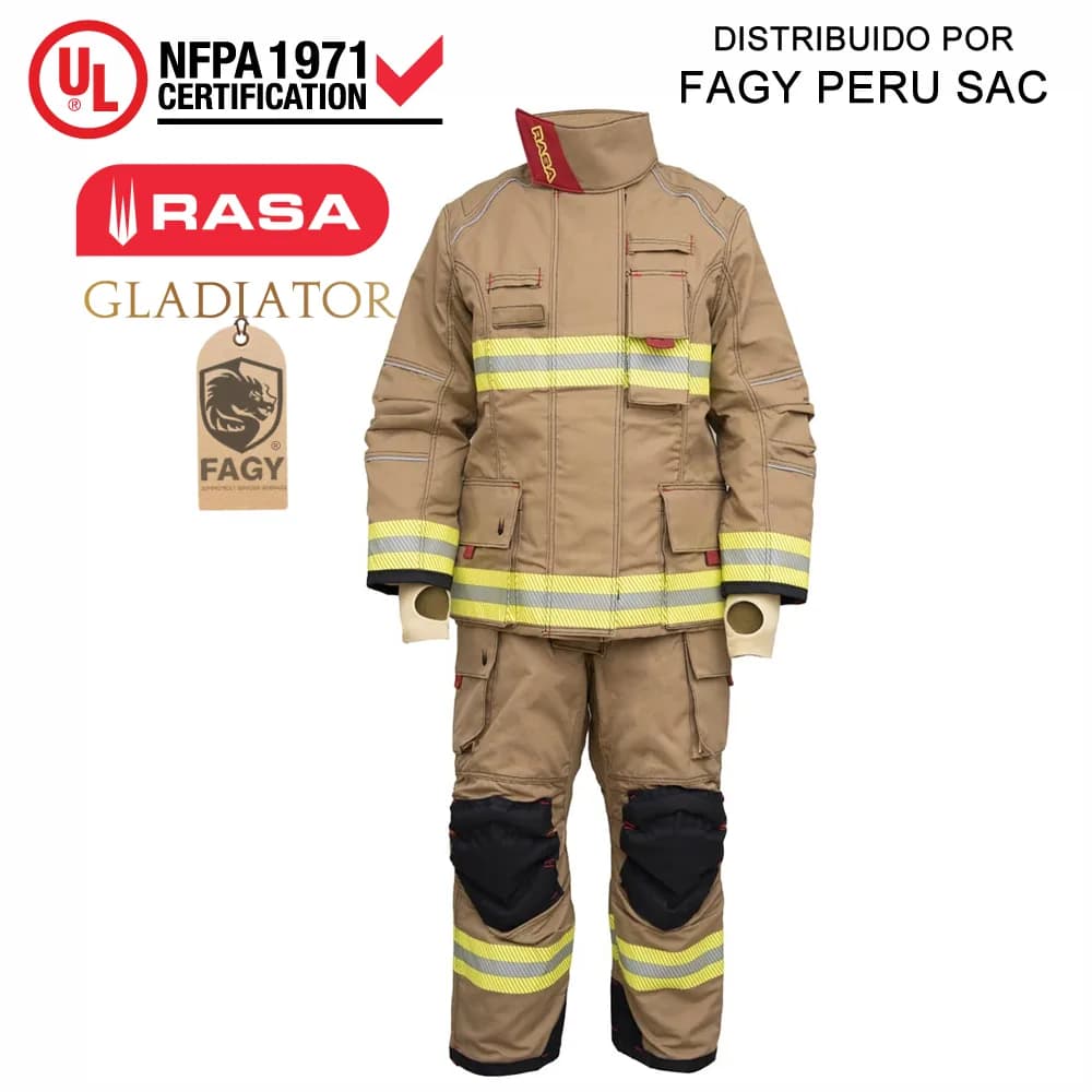 Traje de Bombero Rasa Gladiator-Nfpa 2018 - Producto Importado