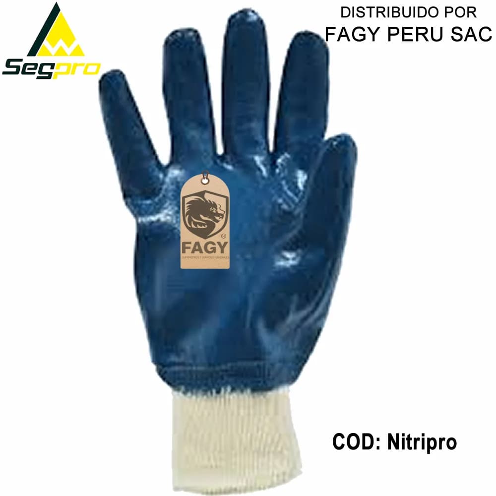 Guante de nitrilo recubierto NITRIPRO Segpro - Segpro