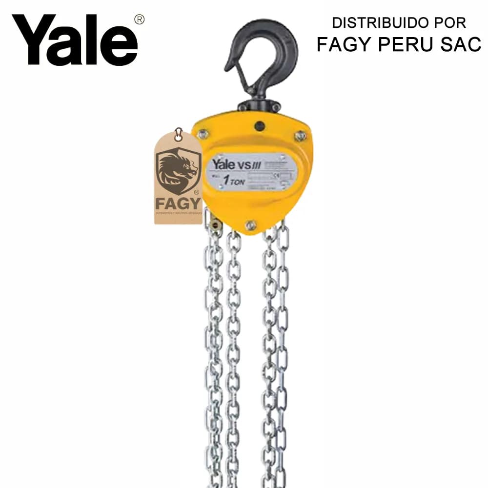 Tecle manual de 1 tonelada Yale - Yale