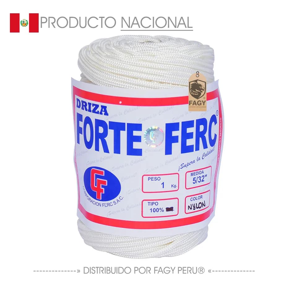Drizas de nylon 5/32 - Producto Nacional
