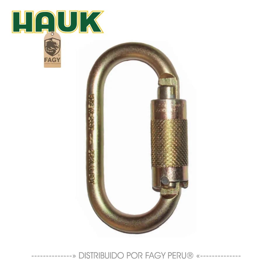 Mosquetón M2 triple seguro - HAUK
