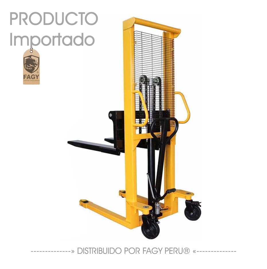 Apilador hidraulico manual para carga liviana - Producto Importado
