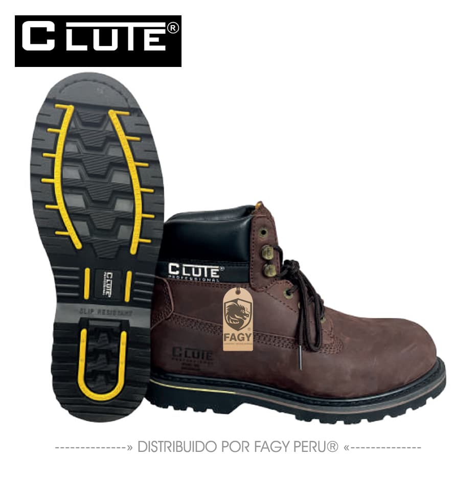 Botín titan marrón marca clute - Clute