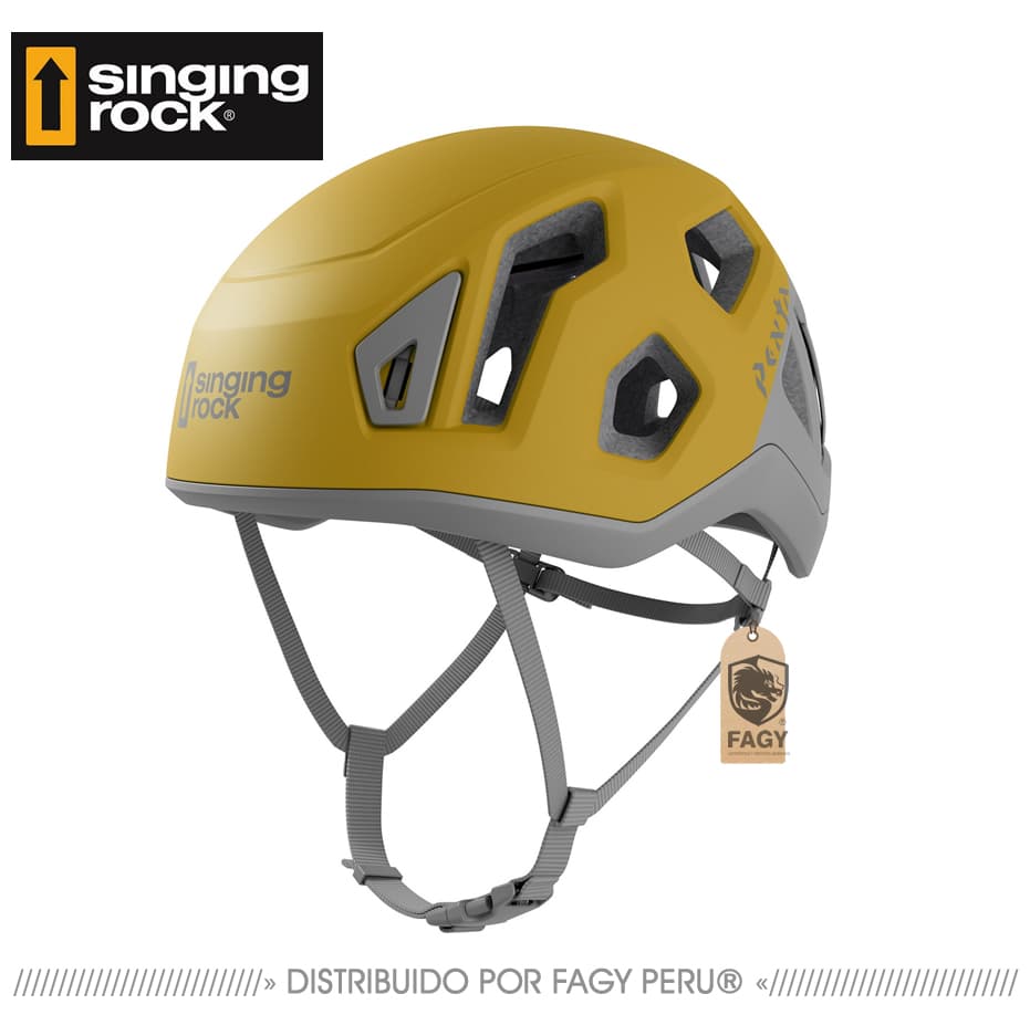 Casco penta M/L yellow gold - SINGING ROCK