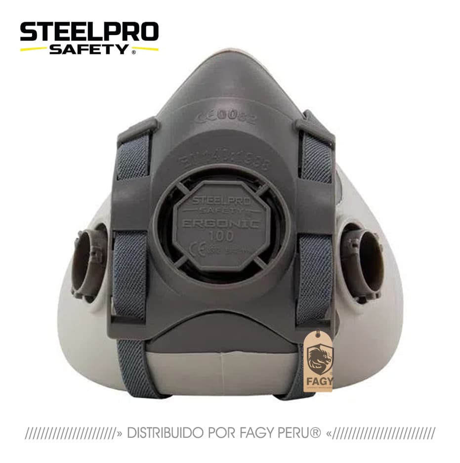 Respirador medio rostro ergonic 100 - Steelpro
