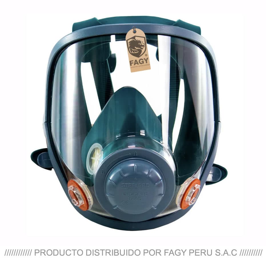 Respirador full T-M face ergonic 1000s steelpro - Steelpro