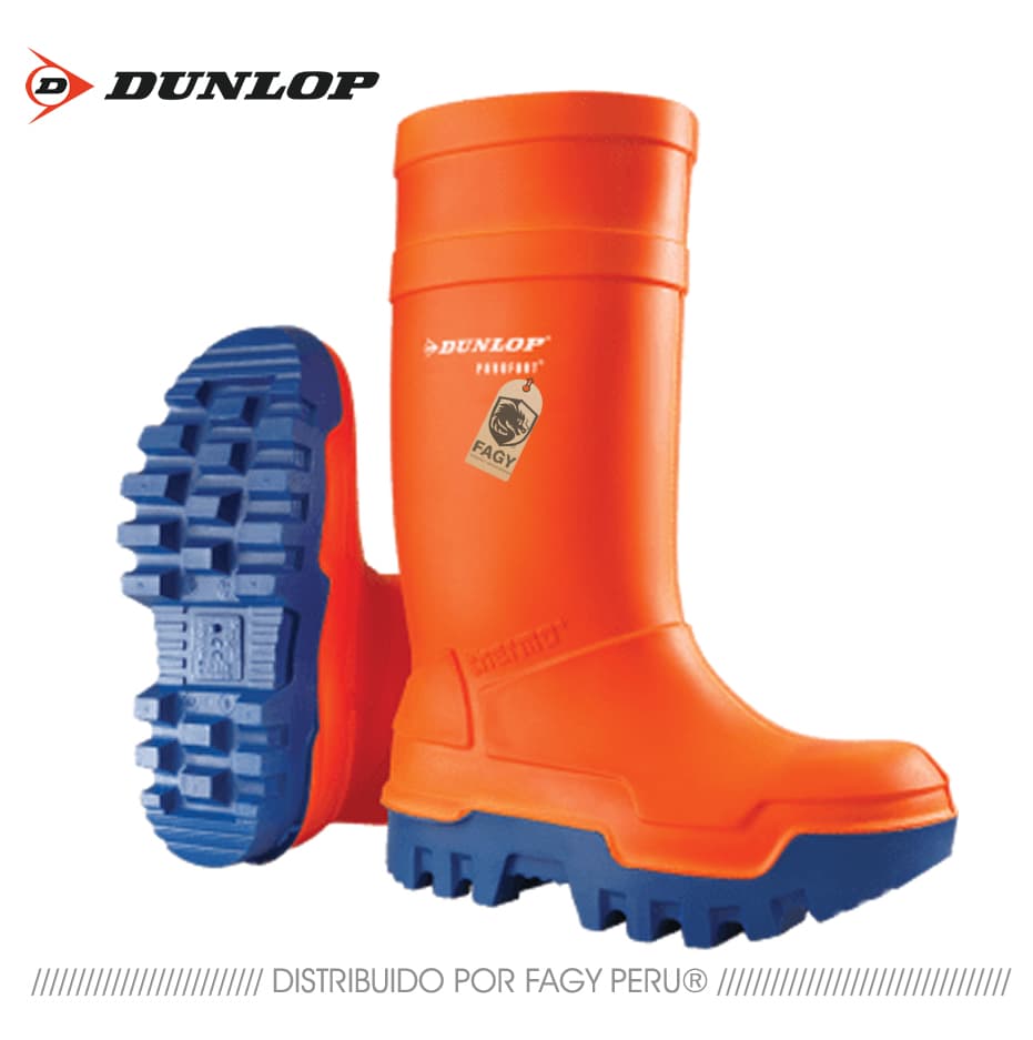Bota punta de acero térmica naranja Dunlop - Dunlop