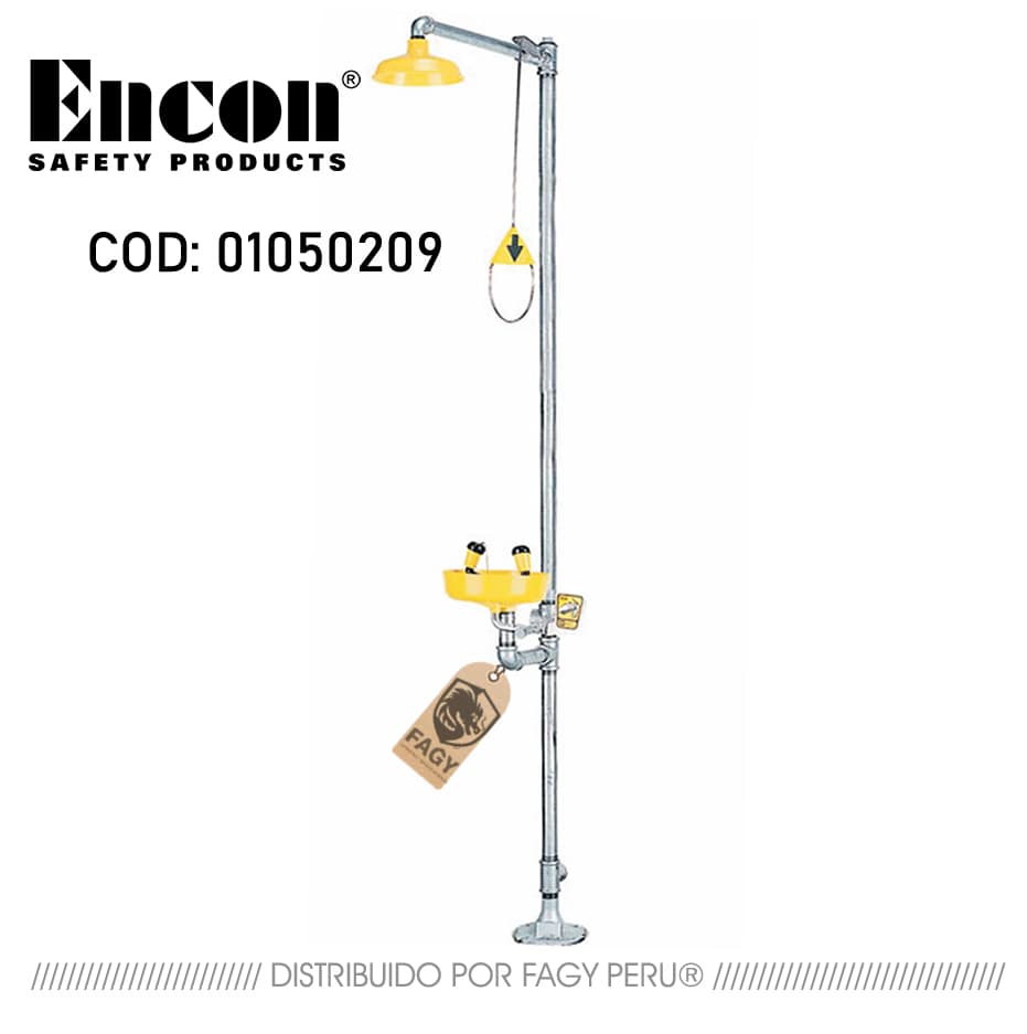 Ducha y lavaojos de emergencia Encon 01050209 - Encon