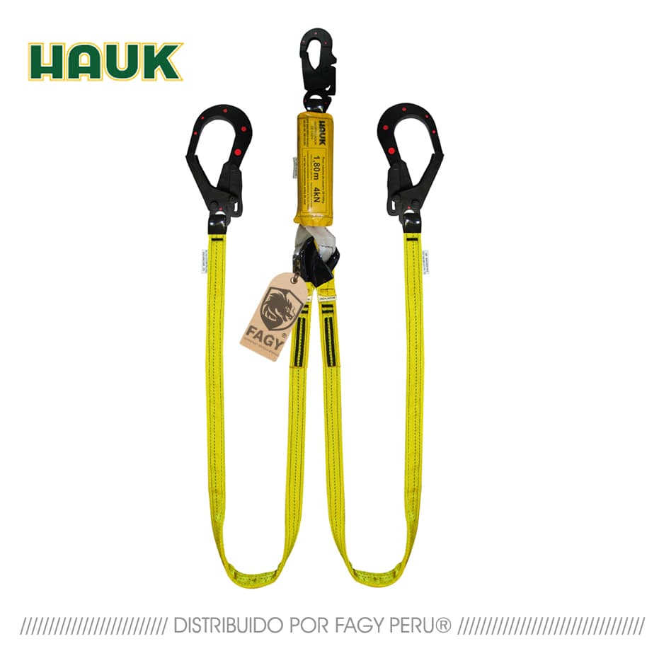 Línea de vida doble dieléctrica con amortiguador - HAUK