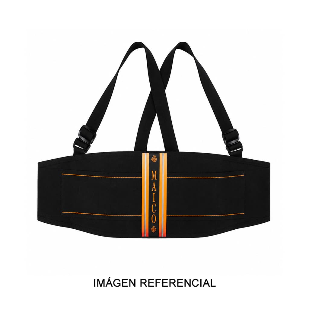 Faja lumbar elástica pesada 25cm Maicol FLEP25 - MAICOL