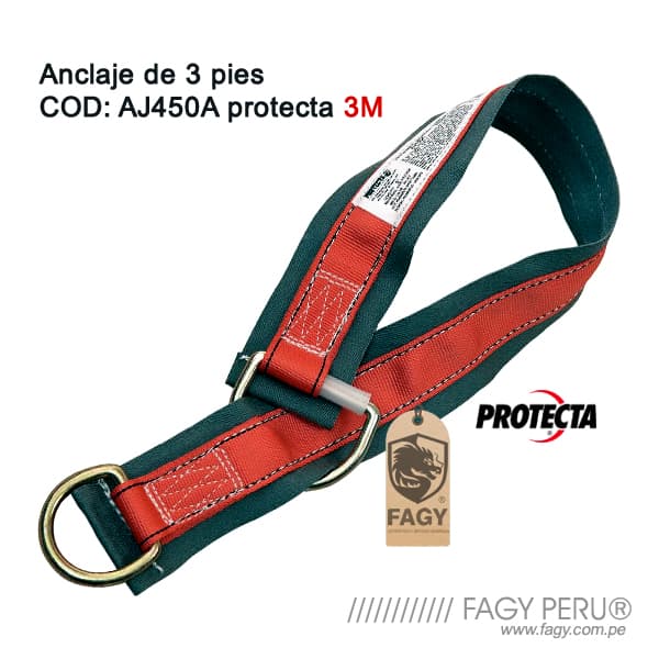 Anclaje de 3 pies AJ450A protecta 3m - 3M