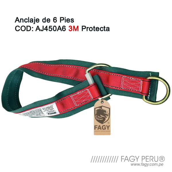 Anclaje de 6 Pies AJ450A6 3M Protecta - 3M