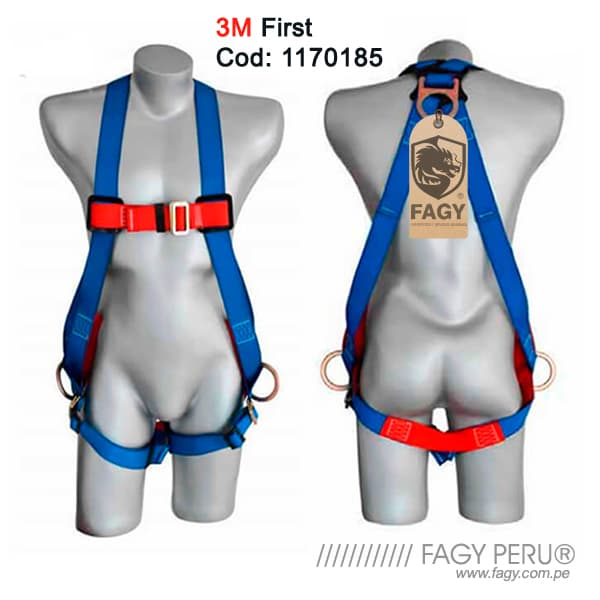 Arnés en H 3 argollas 3M First 1170185 - 3M
