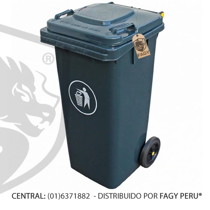 Contenedor de basura con ruedas 360L - Producto Importado
