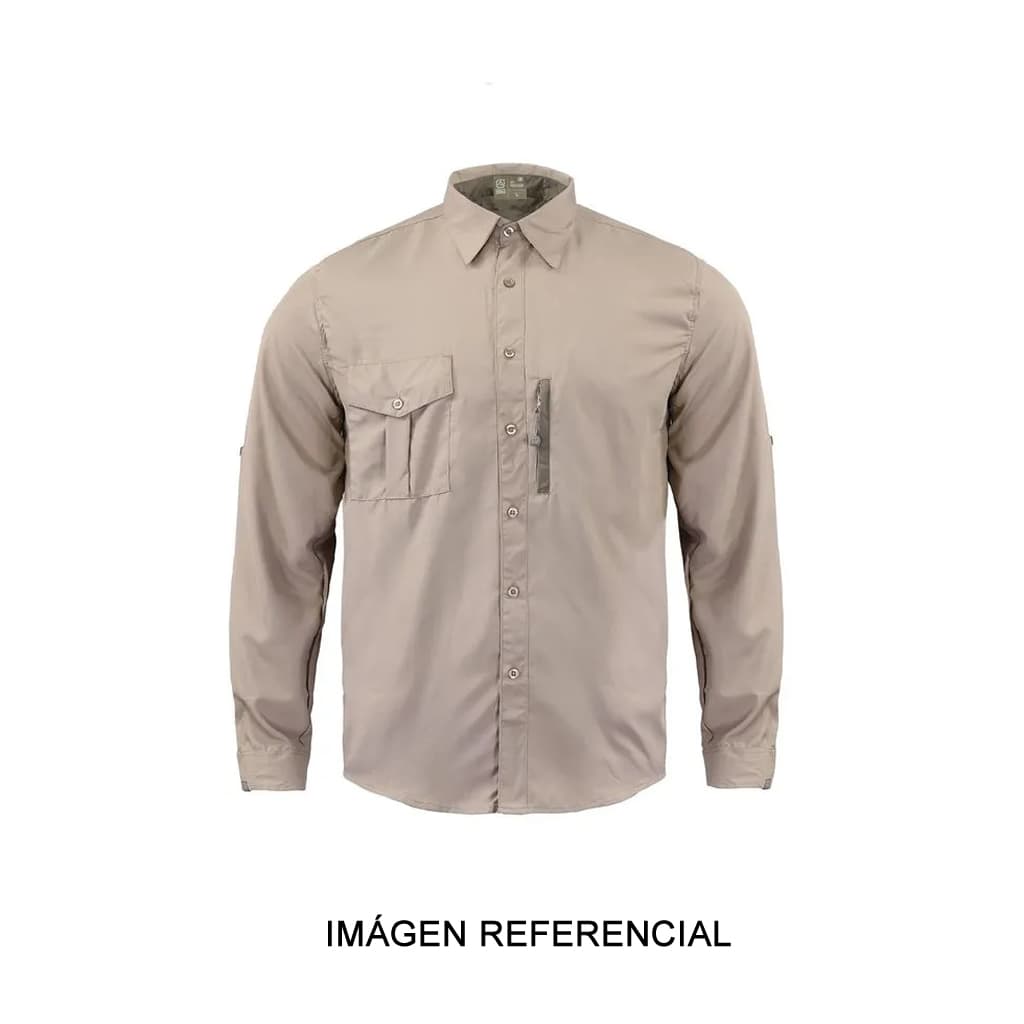 Camisa lightwind H2200 poliester beige - Absolute Zero