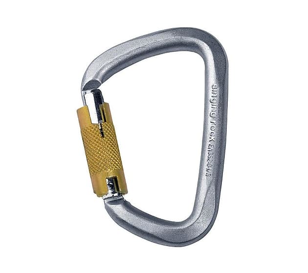 Conector de acero en D modelo Steel Triple Lock - SINGING ROCK