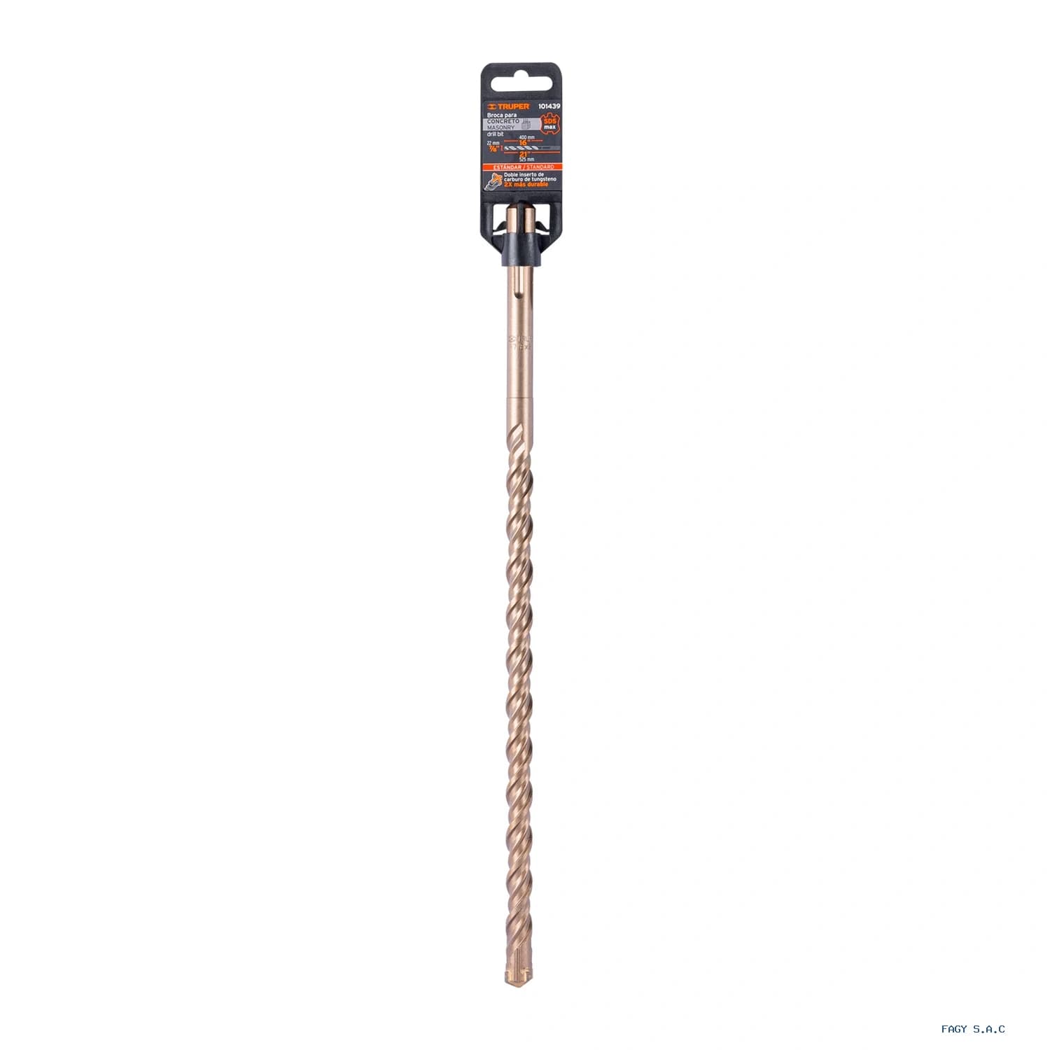 Broca SDS Max de 7/8 x 21", Truper 101439