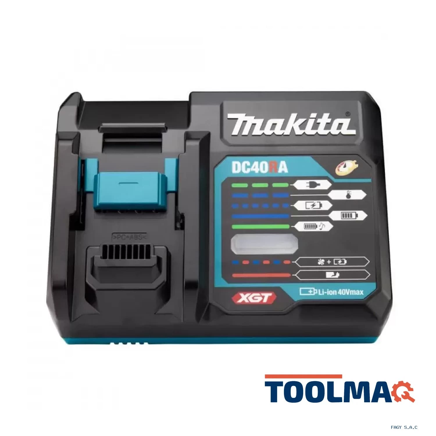 Cargador Rápido de Baterías 40V XGT Makita DC40RA 191E00-2