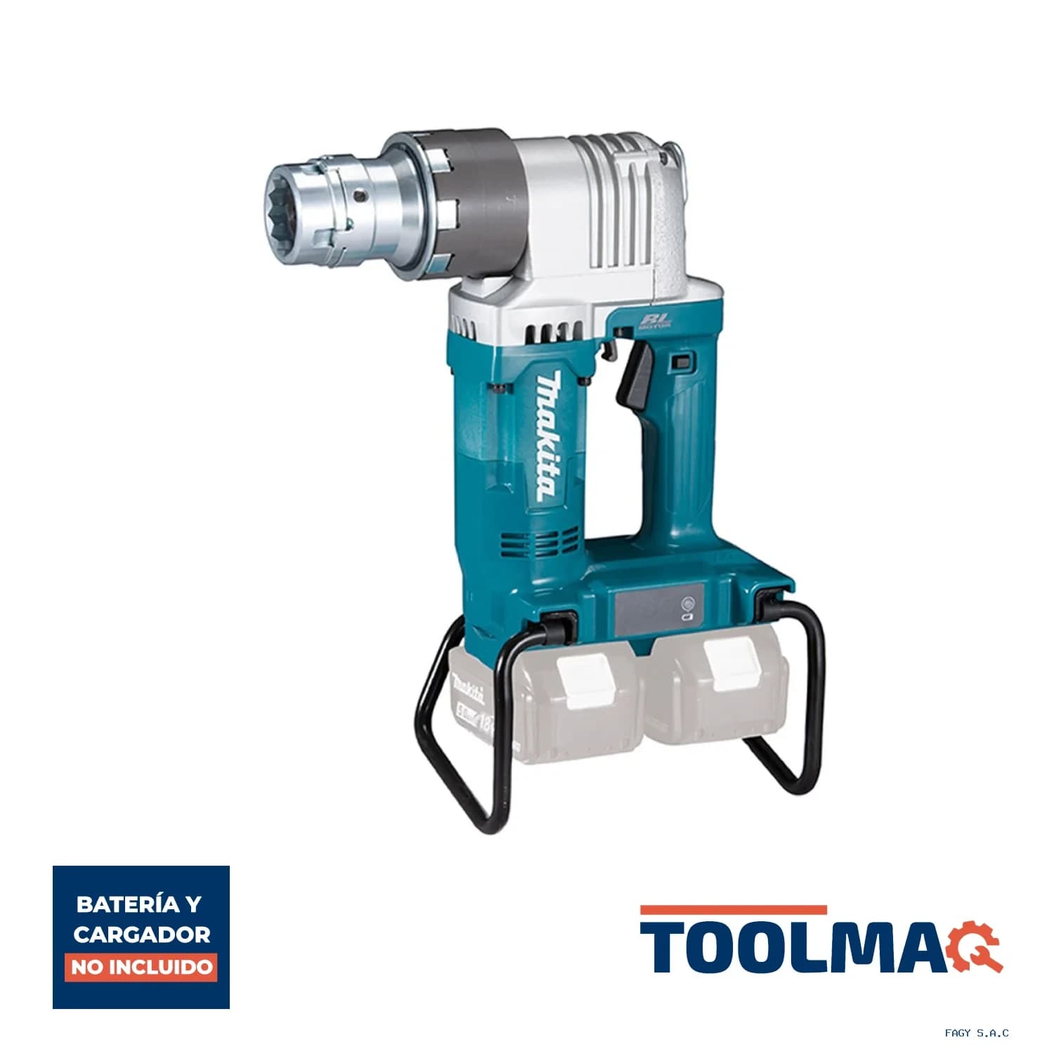 Llave de Impacto 7/8" 36V (18Vx2) LXT BL Baretool Makita DWT310ZK