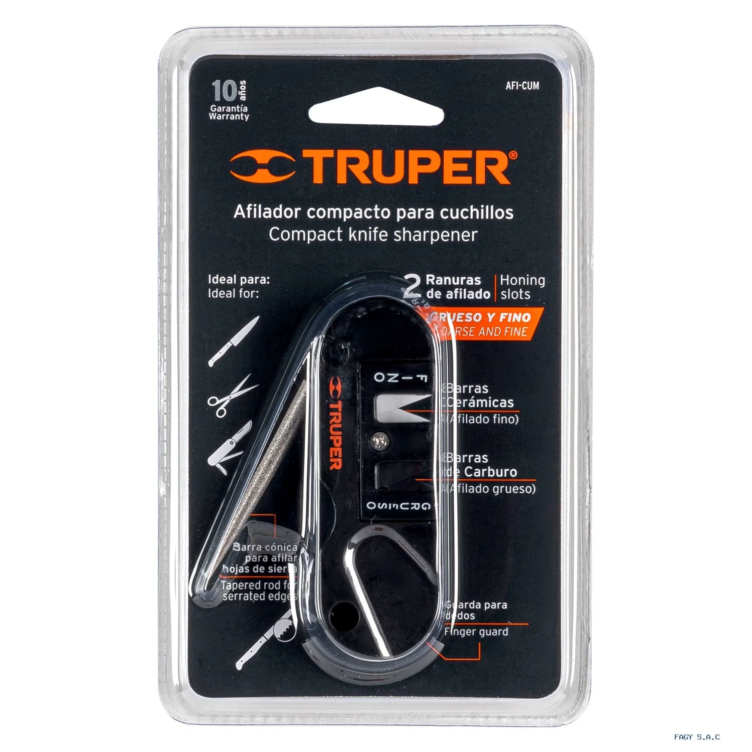 Afilador de cuchillos de bolsillo Truper 14016 - Truper