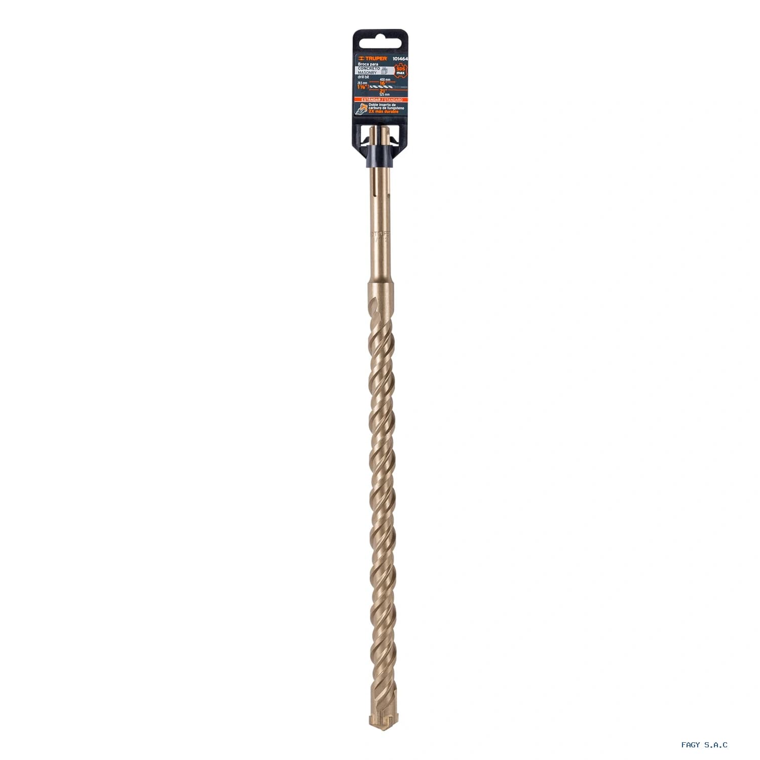 Broca SDS Max de 1-1/8 x 21", Truper 101464