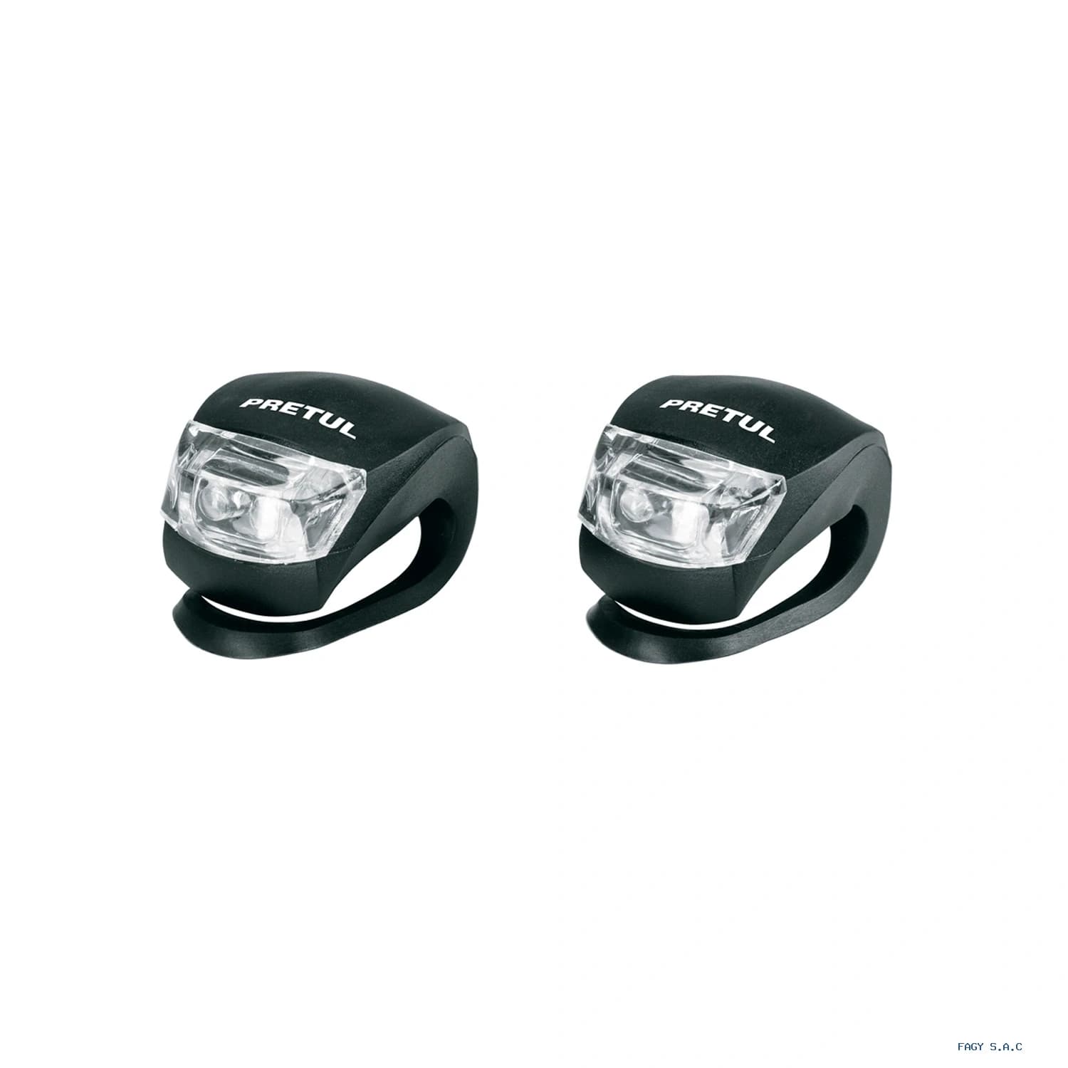 Juego de linterna trasera y delantera para bicicleta Pretul LIBI-2P 27050 - Truper