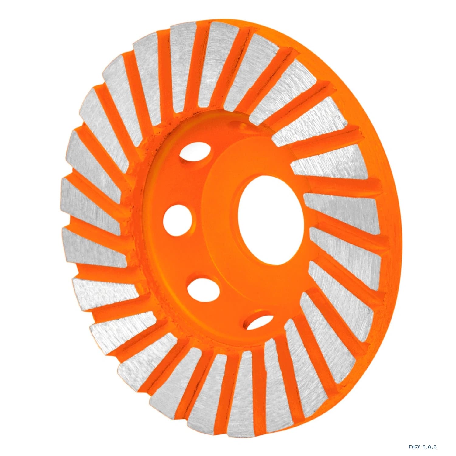 Copa de diamante turbo 4" x 7/8", TRUPER 12258 CDT-2168