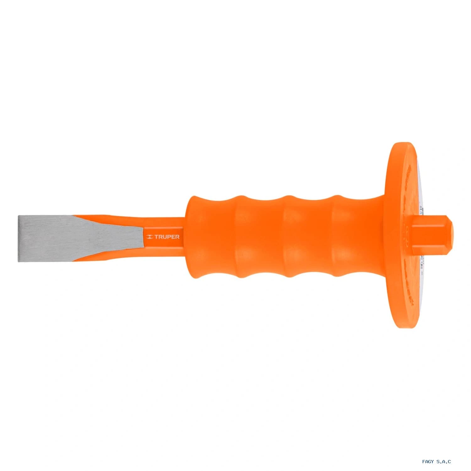 Cincel de corte frío 7/8 x 8" con grip, Truper 12277