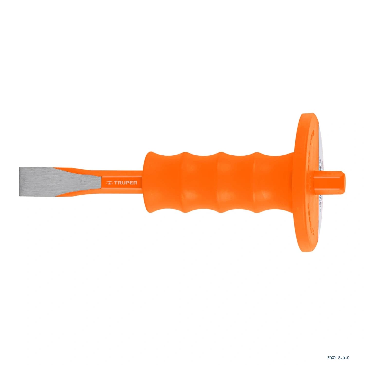 Cincel de corte frío 3/4 x 8" con grip, Truper 12278