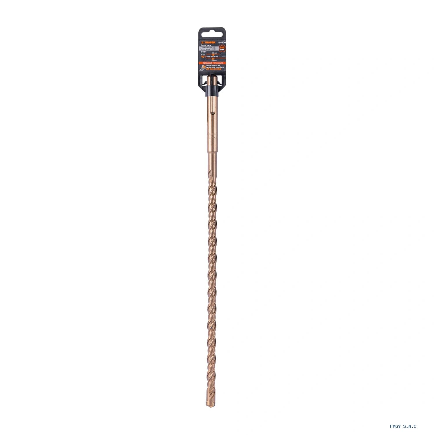 Broca SDS Max de 3/4 x 21", Truper 101436
