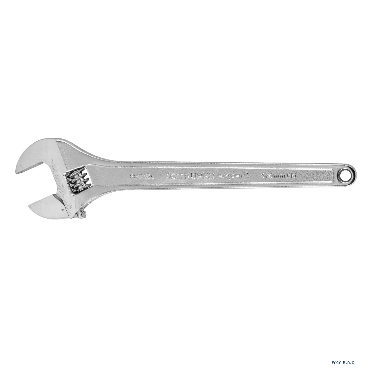 Llave ajustable (perico) 15" profesional cromada, Expert PET-15C 100049