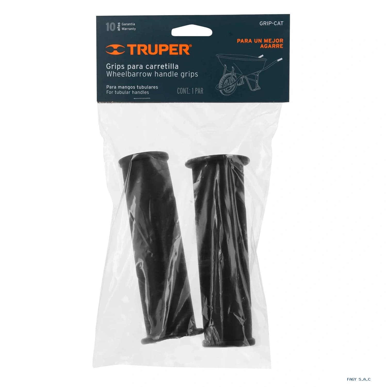 2 puños para bastidor tubular p/carretillas Truper 100679 - Truper
