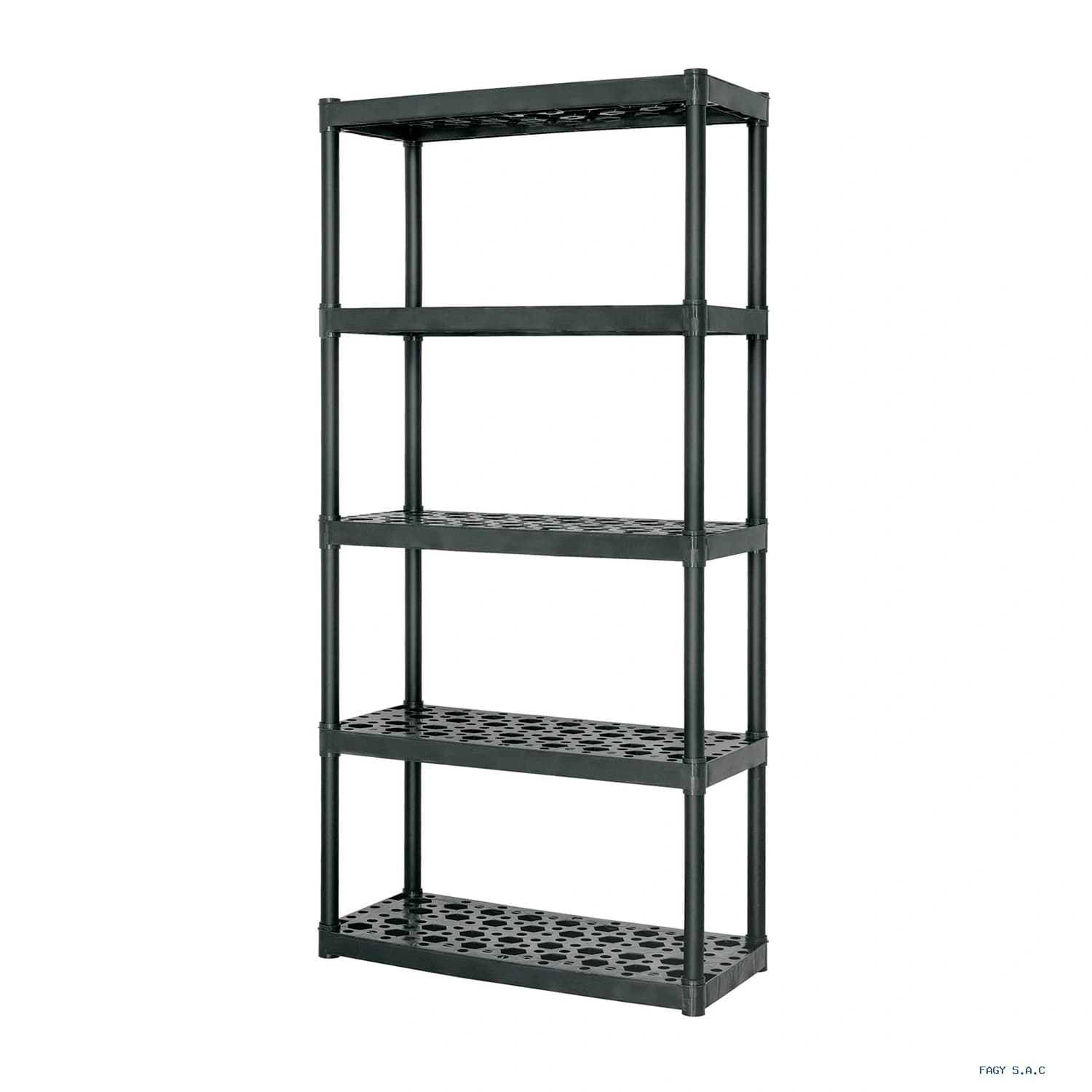 Estante plástico rudo 5 rep/cap. 70 Kg Truper EST-5 19943 - Truper