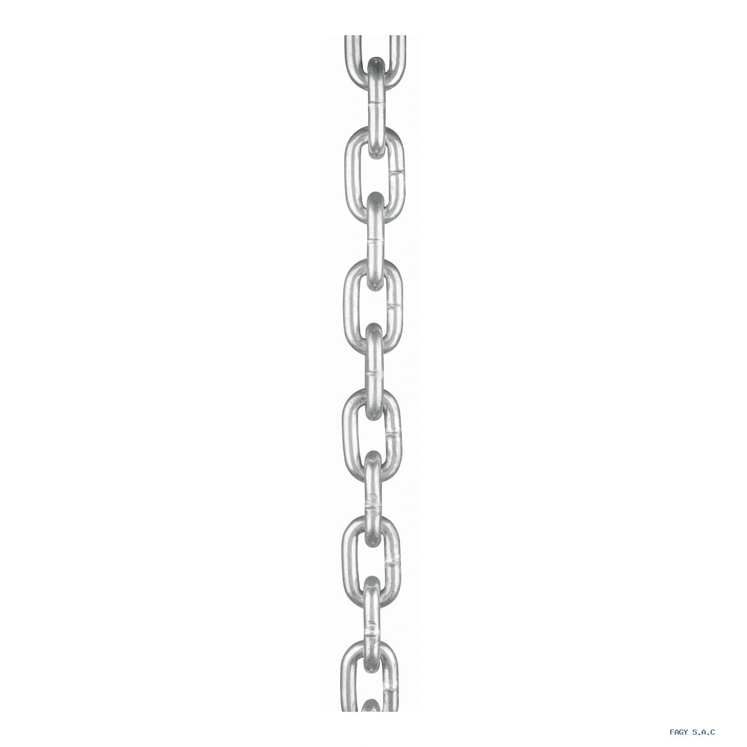 Cadena galvanizada 10 mm – 3/8", en saco con 50 kg, Truper 103445