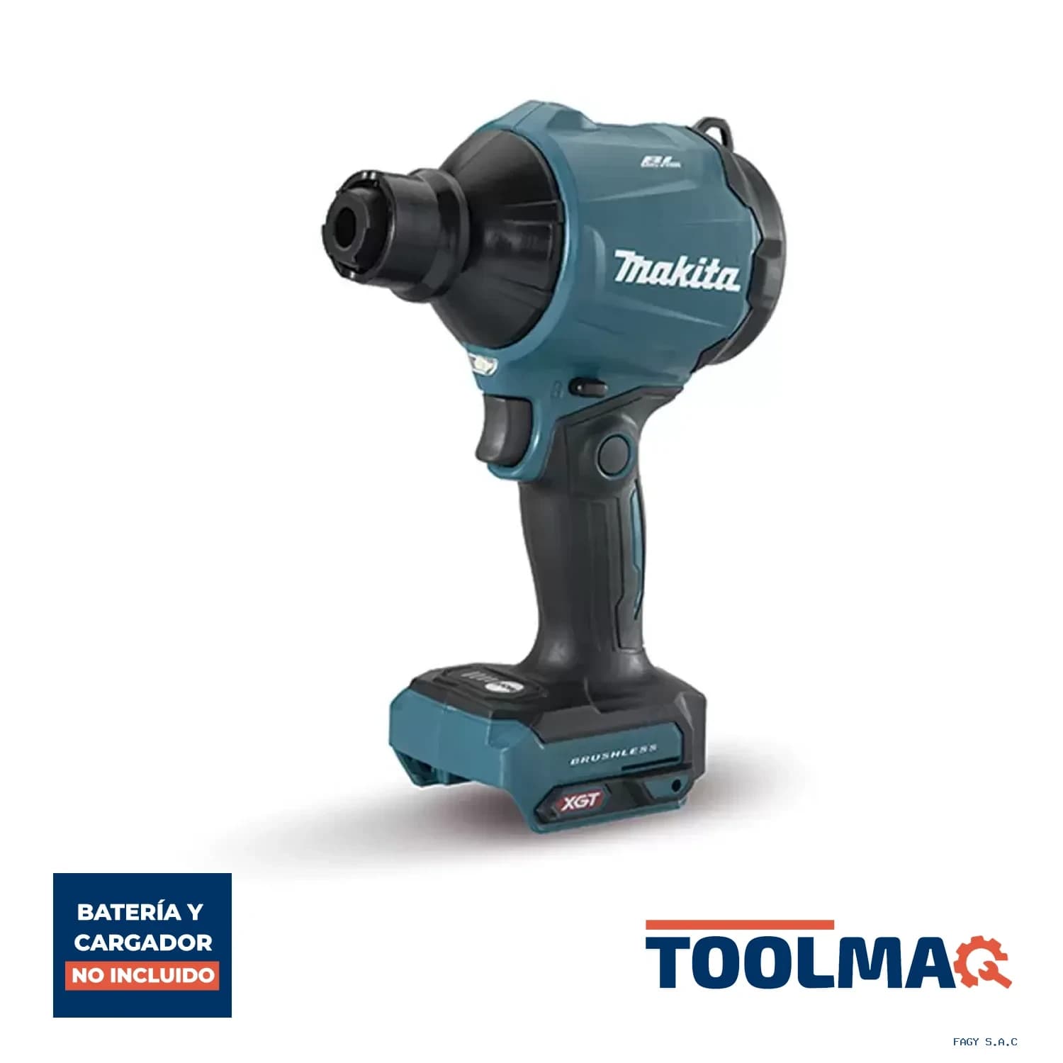 Soplador Multifuncional XGT 40Vmax 4 Velocidades BL (Sin Baterias / Sin Cargador) Makita AS001GZ