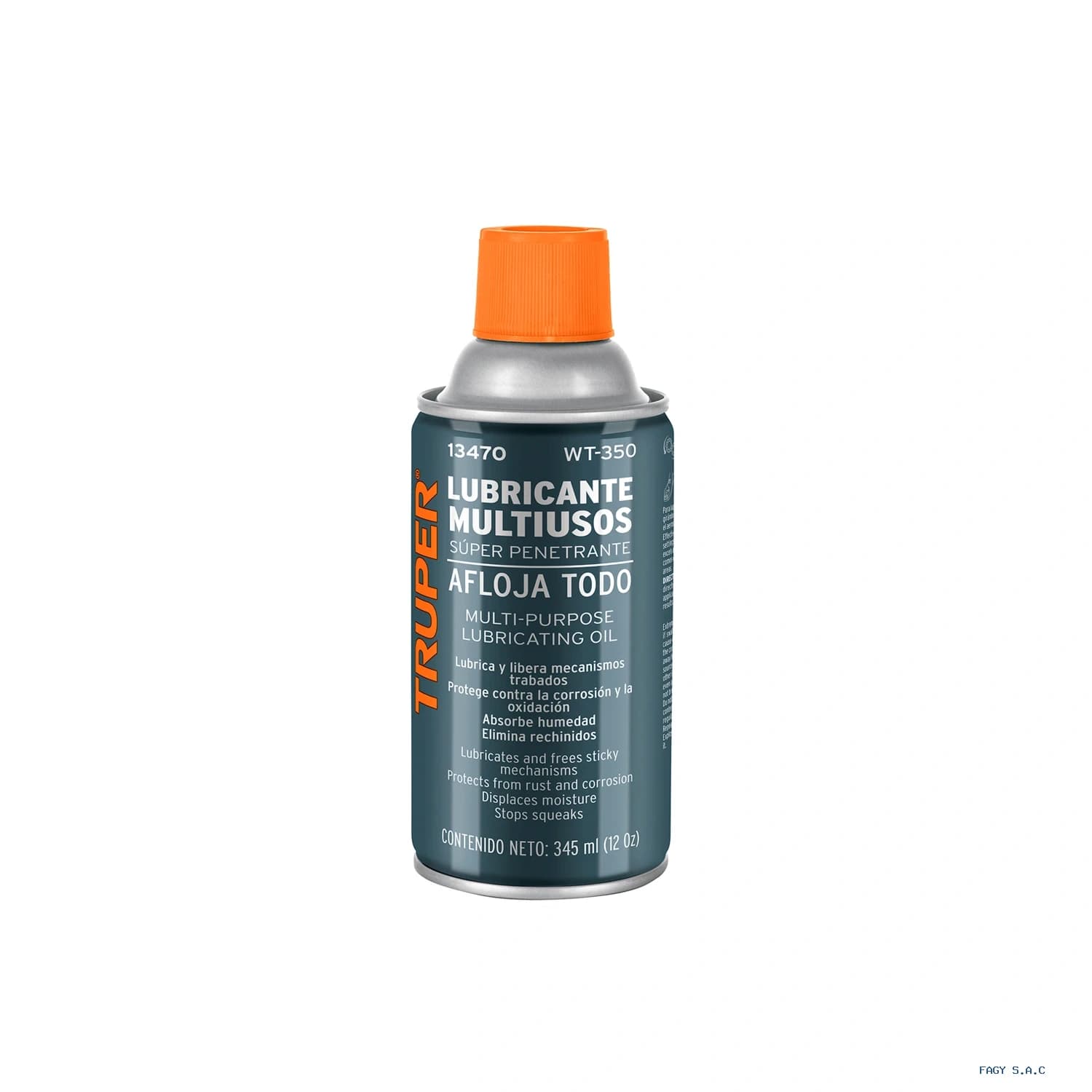 Lubricante multiusos en aerosol, 345ml (12oz), TRUPER 13470