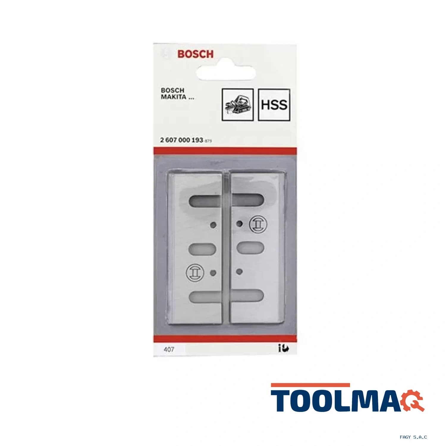Cuchilla GHO 10-82 Cepillo electrico BOSCH 2607.000.193-000