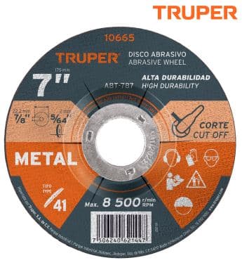 Disco para corte de metal 10665 Truper - Truper