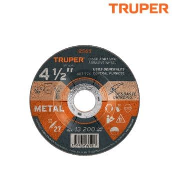 Disco para desbaste metal 12565 Truper - Truper